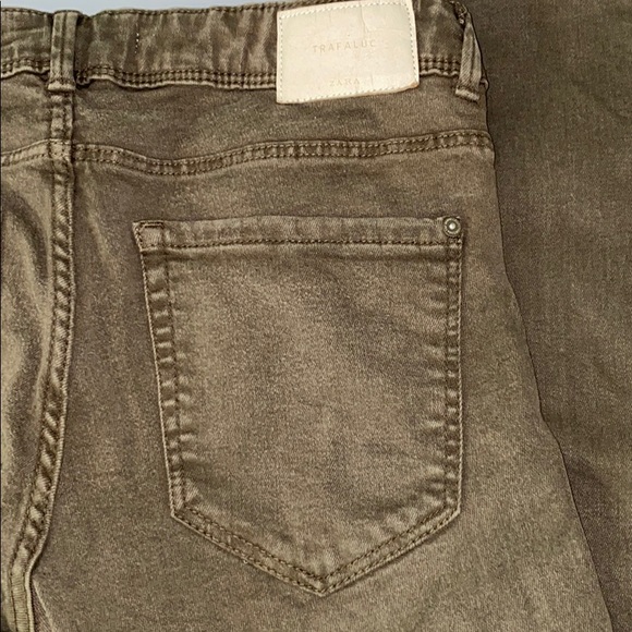 GREEN ZARA JEANS TRAFALUC DENIM MAKERS - Picture 7 of 8